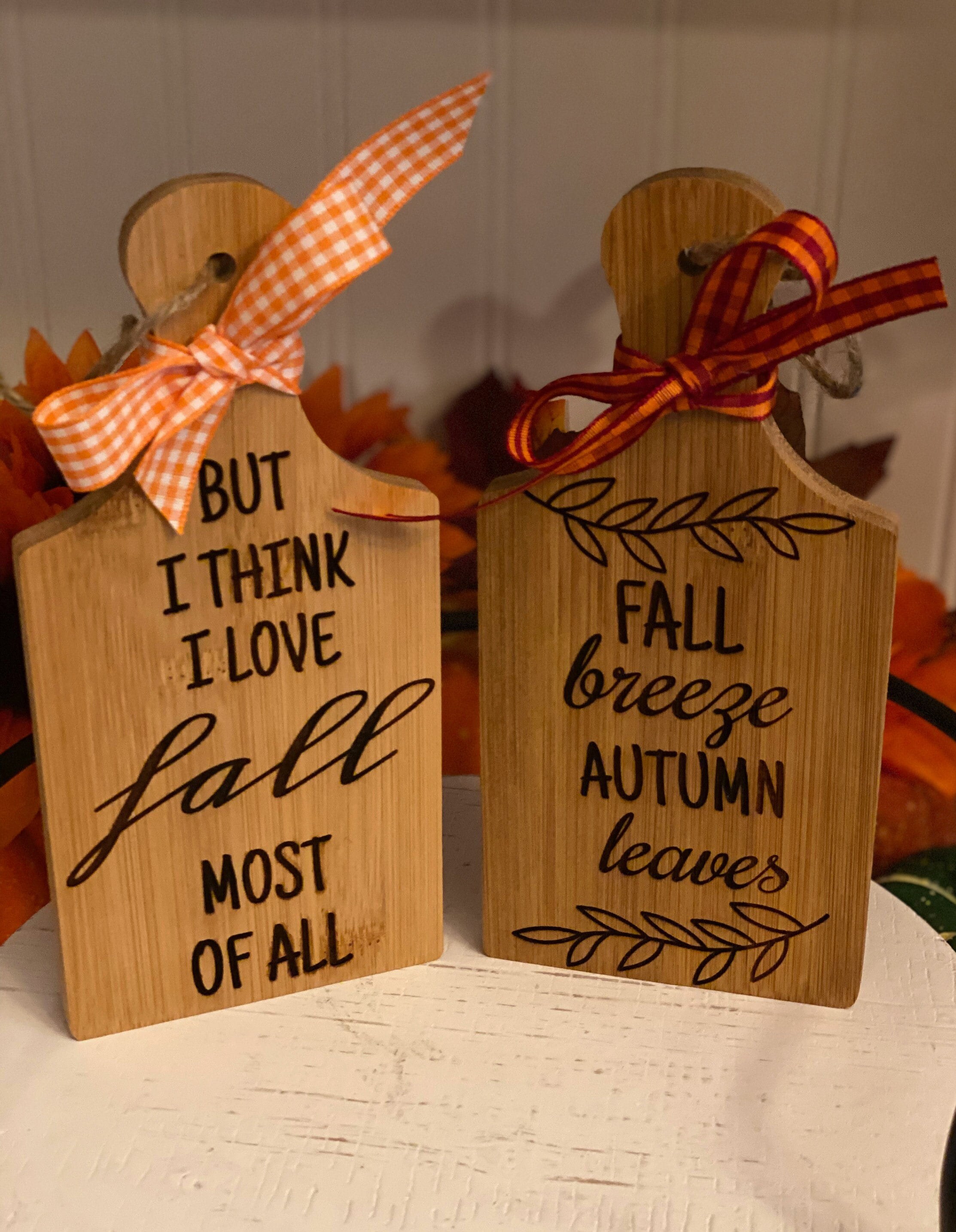 Mini Cutting Boards, Fall Decor