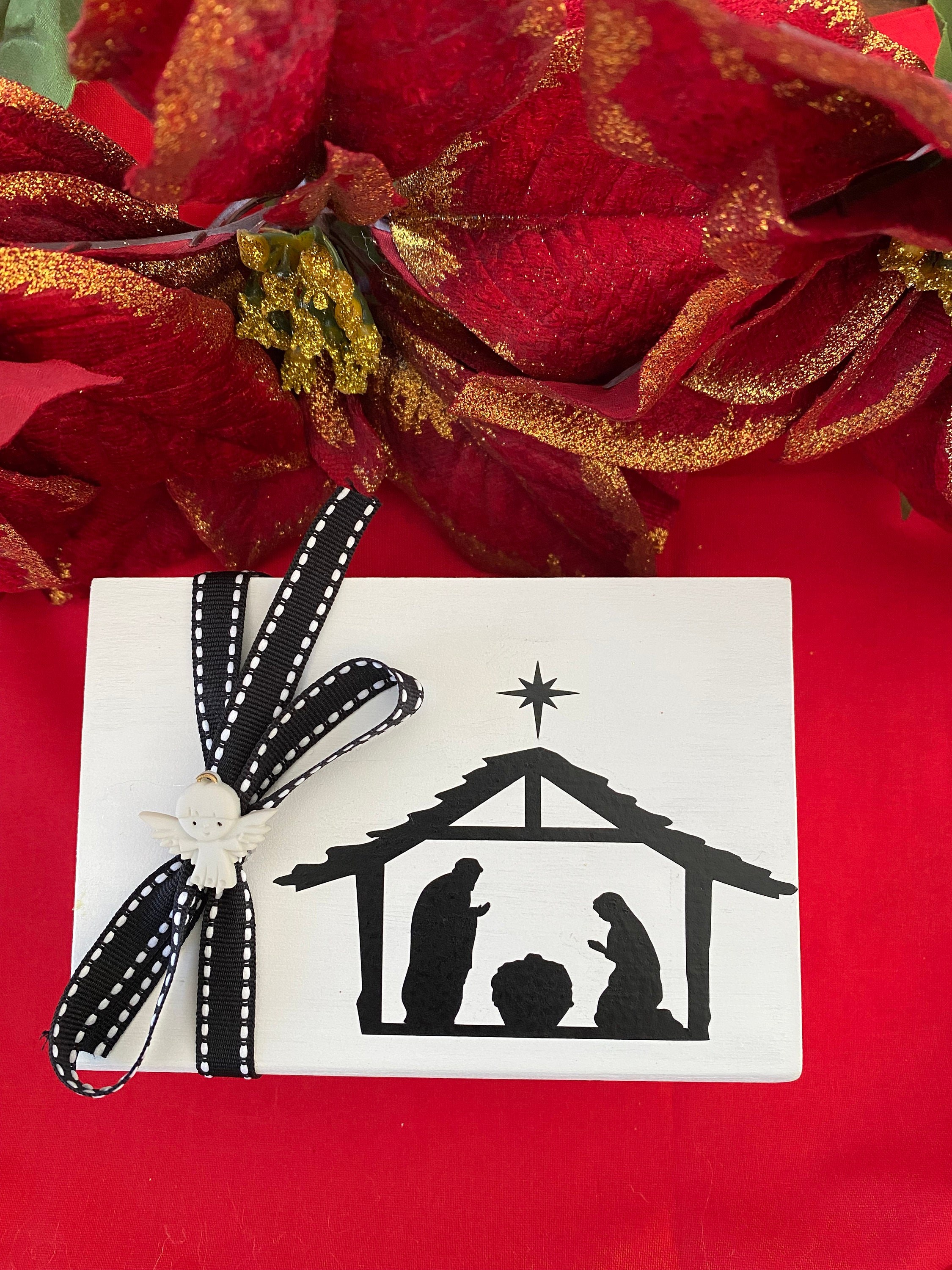 O Holy Night, Manger, detail 3