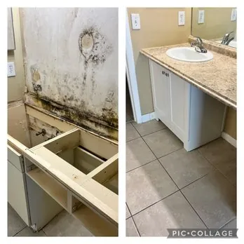Bathroom repair and restoration work