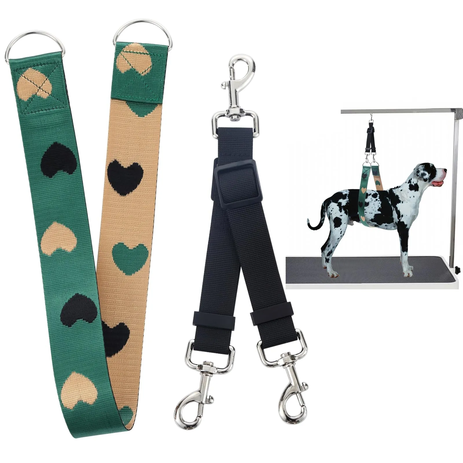 Dog Grooming Table Belly Strap & Loop Accessory Kit
