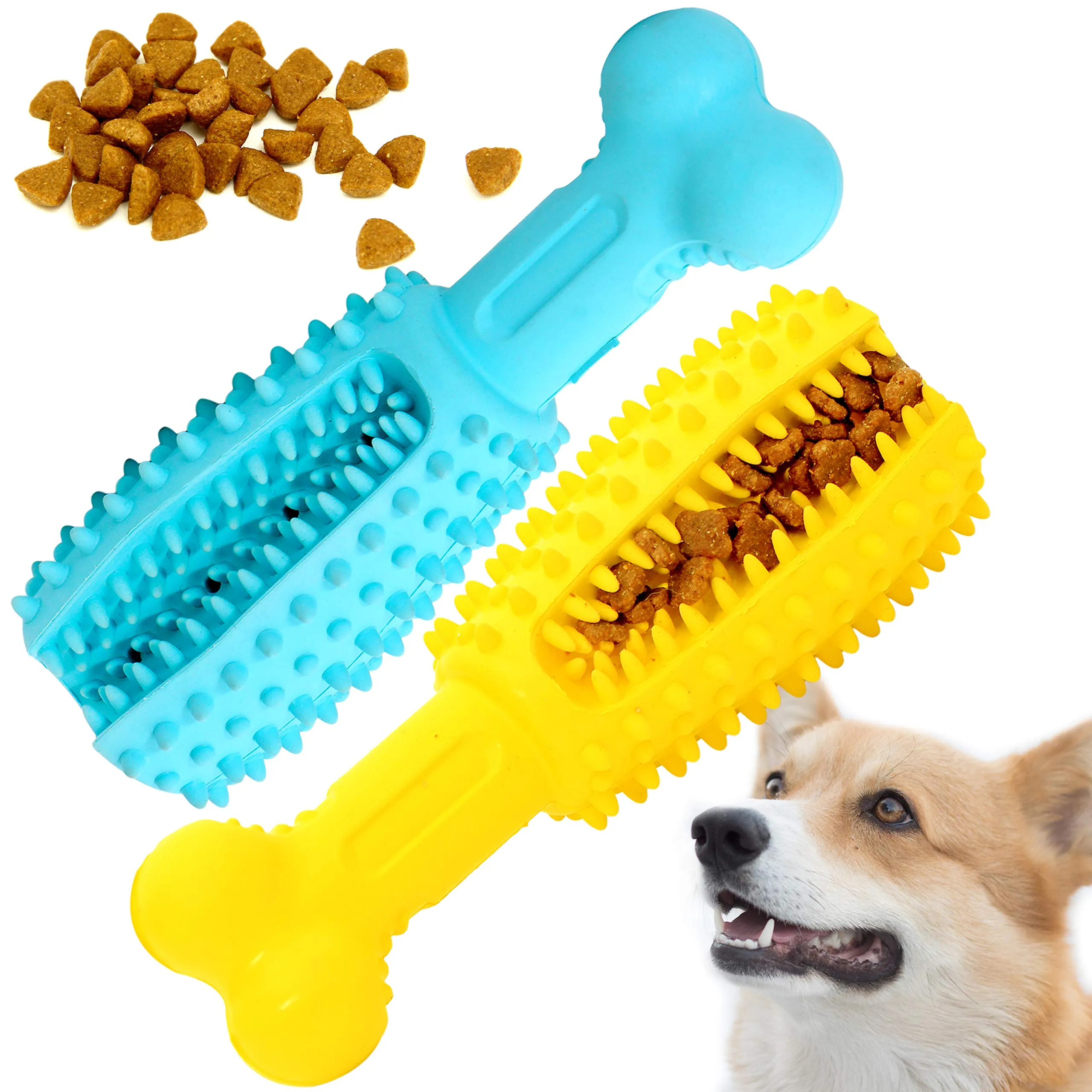 Dog Treat Dispensing Chew Toy (2 Pack)