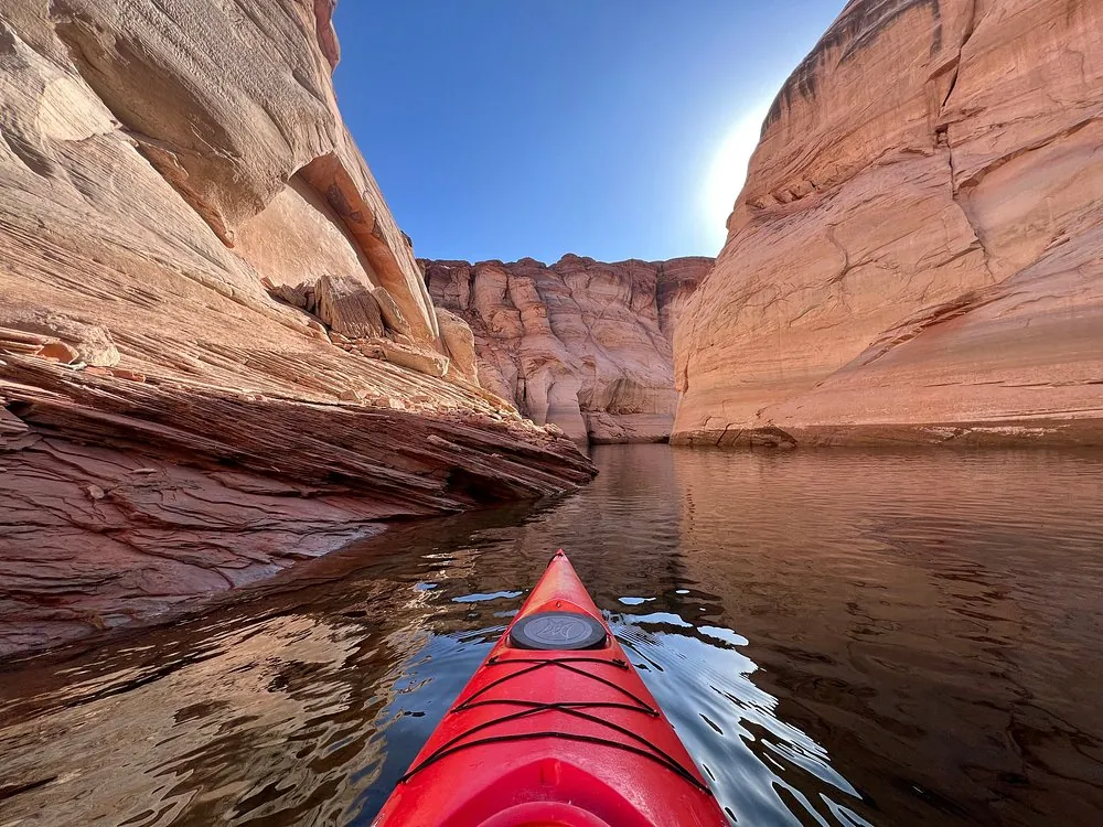 Private kayak tour on Lake Powell
