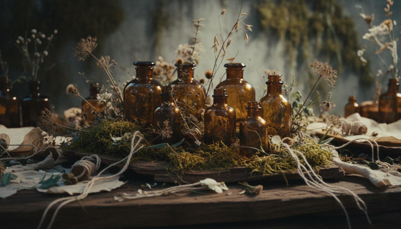 The Hollow Mercantile apothecary still life