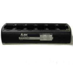 KAA0301-6 Charger, Desk Top, 6-Bay, KNG Portables, Intelligent, Conditioning