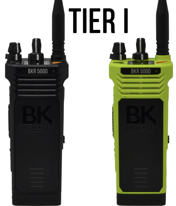 BKR5000, VHF 136-174 Trunking Portable T1 No Keypad