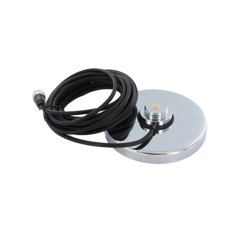 5? Magnetic NMO Mount w/PL-259 Connector for Mobile Antennas.