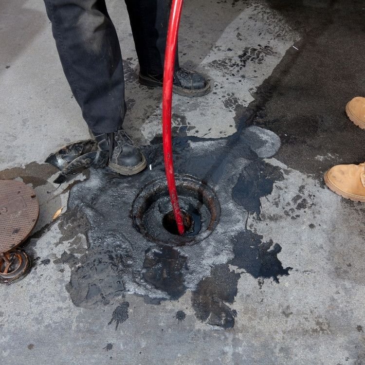 Emergency Septic Services field work