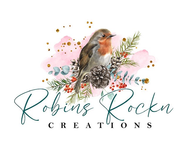 Robins Rockn Creations robin logo
