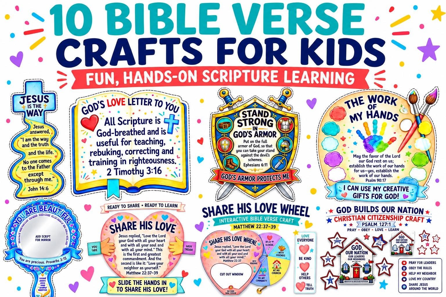 Kids Bible Verse Crafts: Fun Scripture Learning Activities (Unlimited Downloads)