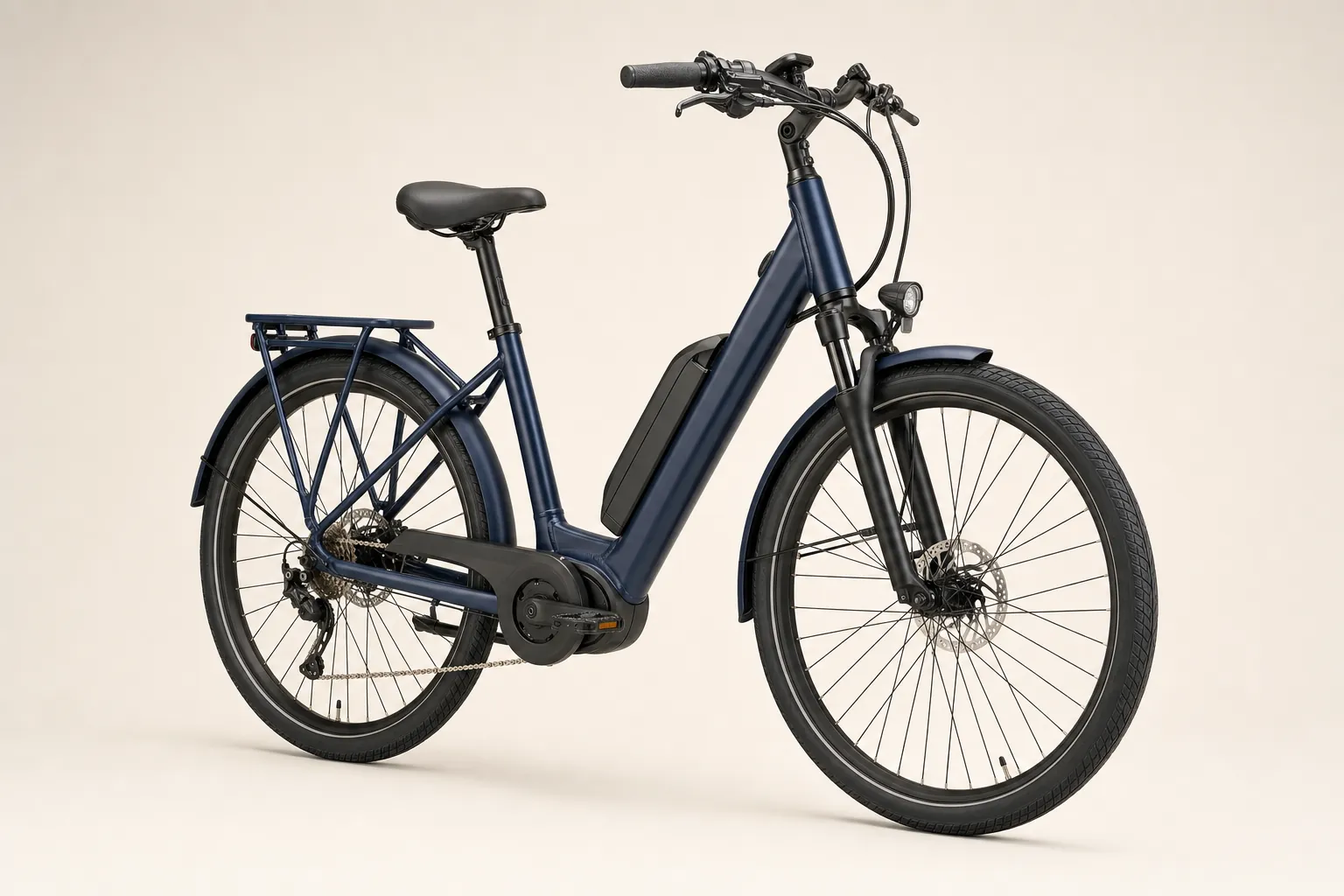 Step-through comfort electric bike