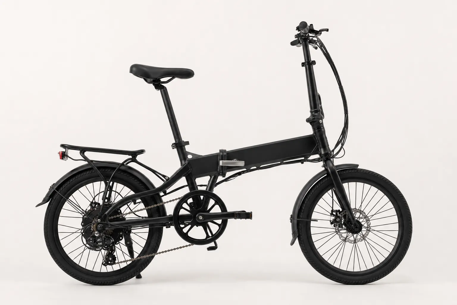 Compact folding electric bike