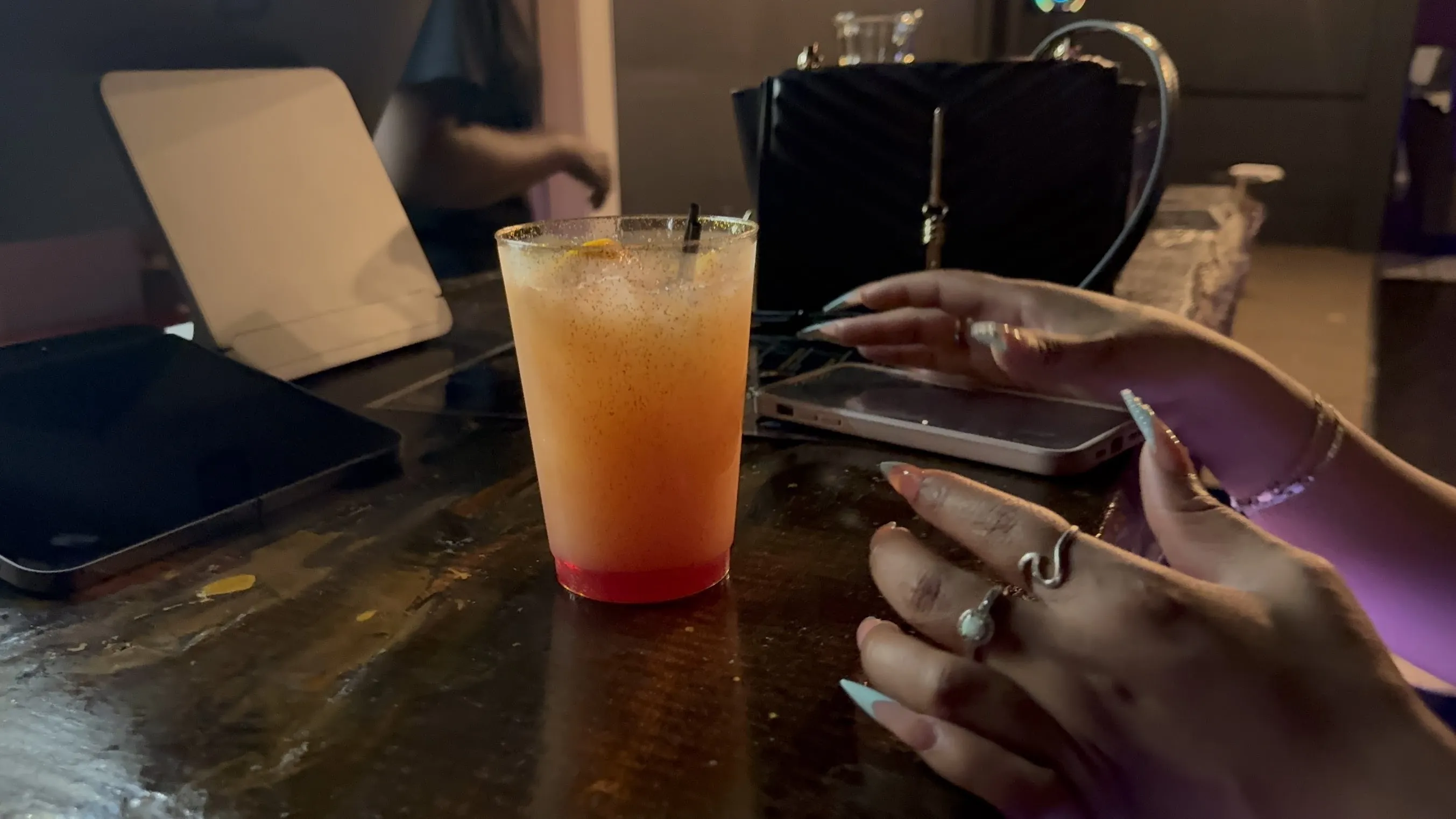 A cocktail served at the Badu Lounge bar