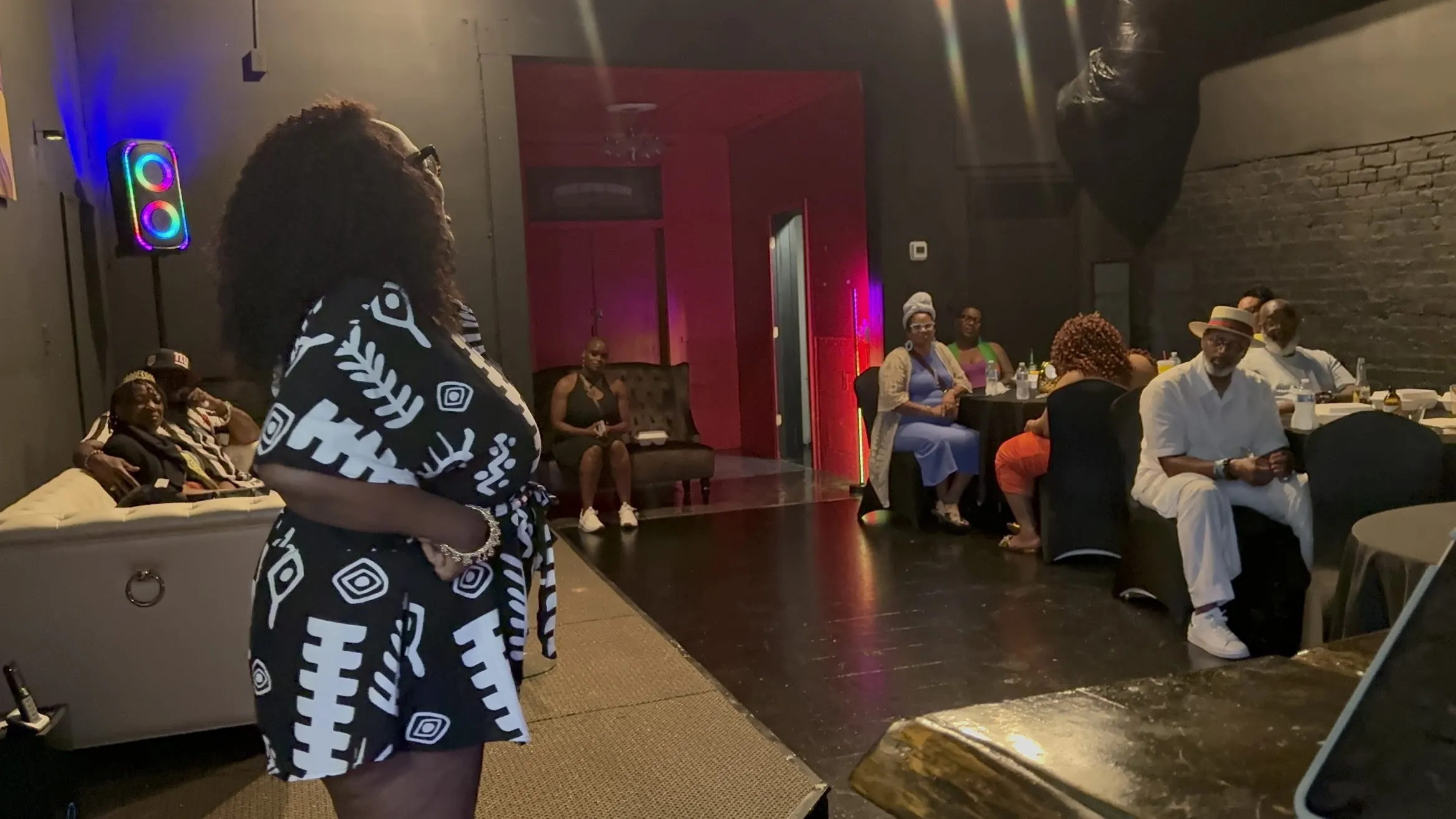 Guests gather for an evening at Badu Lounge
