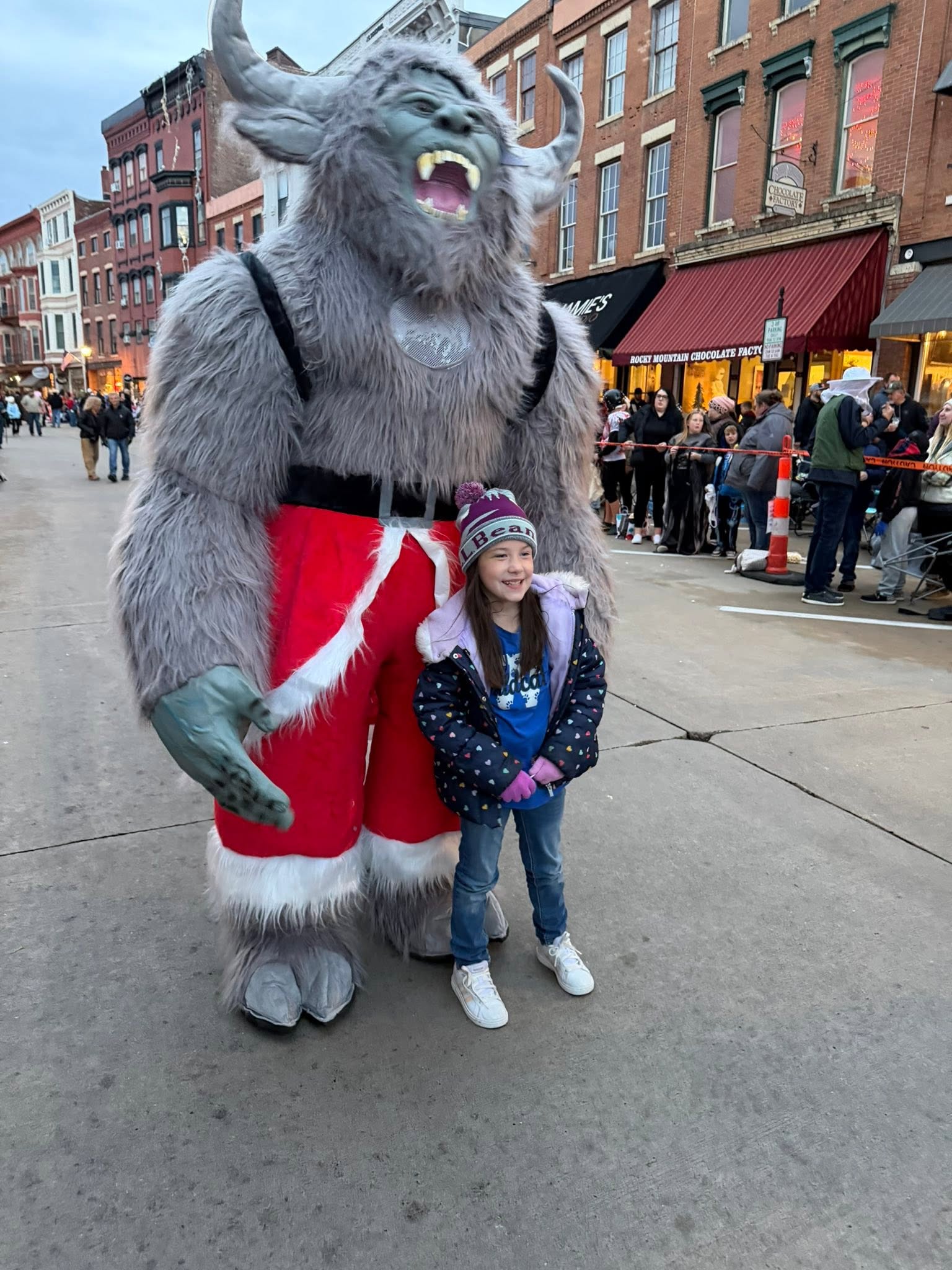 Krampy at the 2025 Galena Halloween Parade, photo 5
