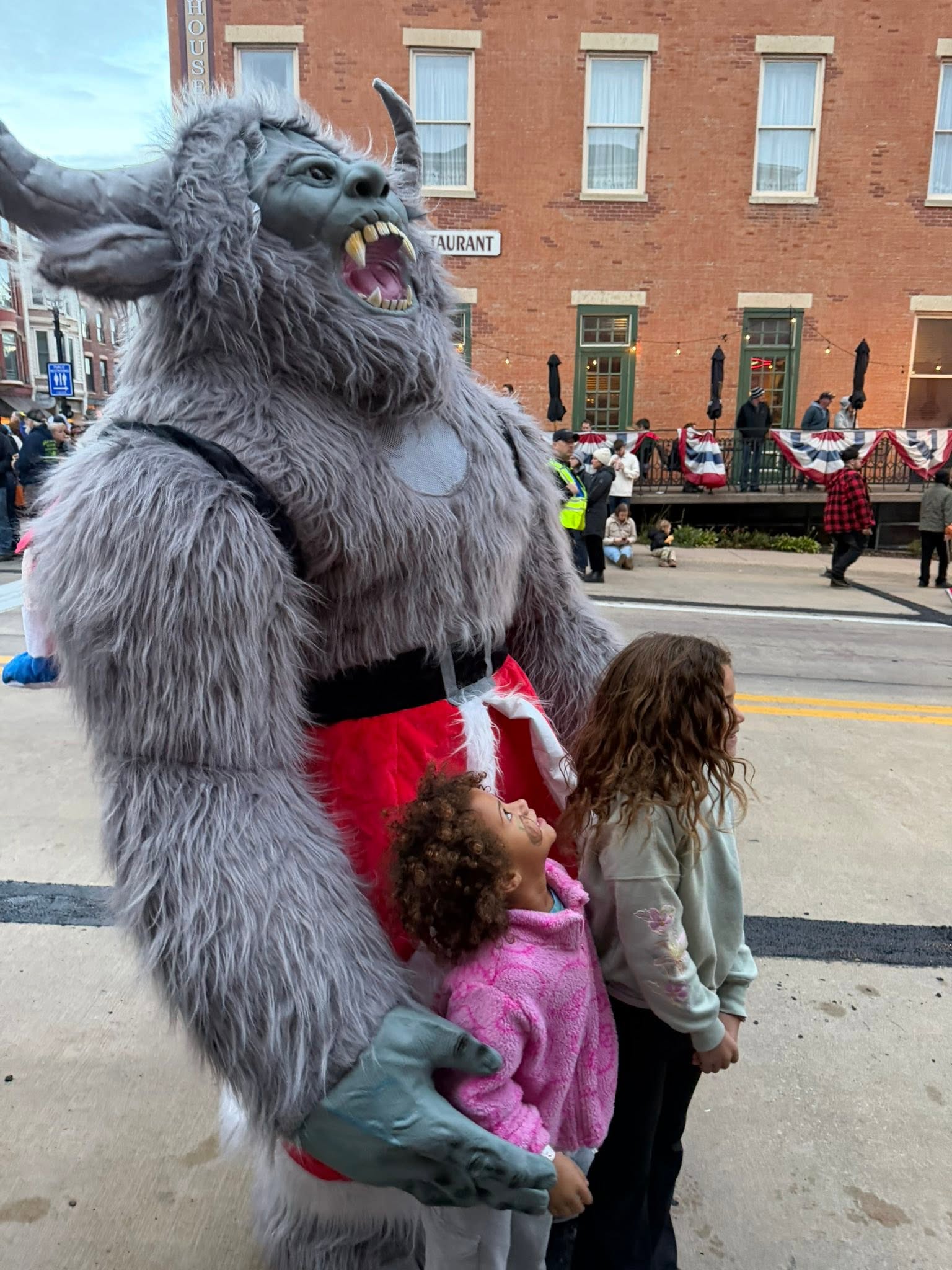 Krampy at the 2025 Galena Halloween Parade, photo 8