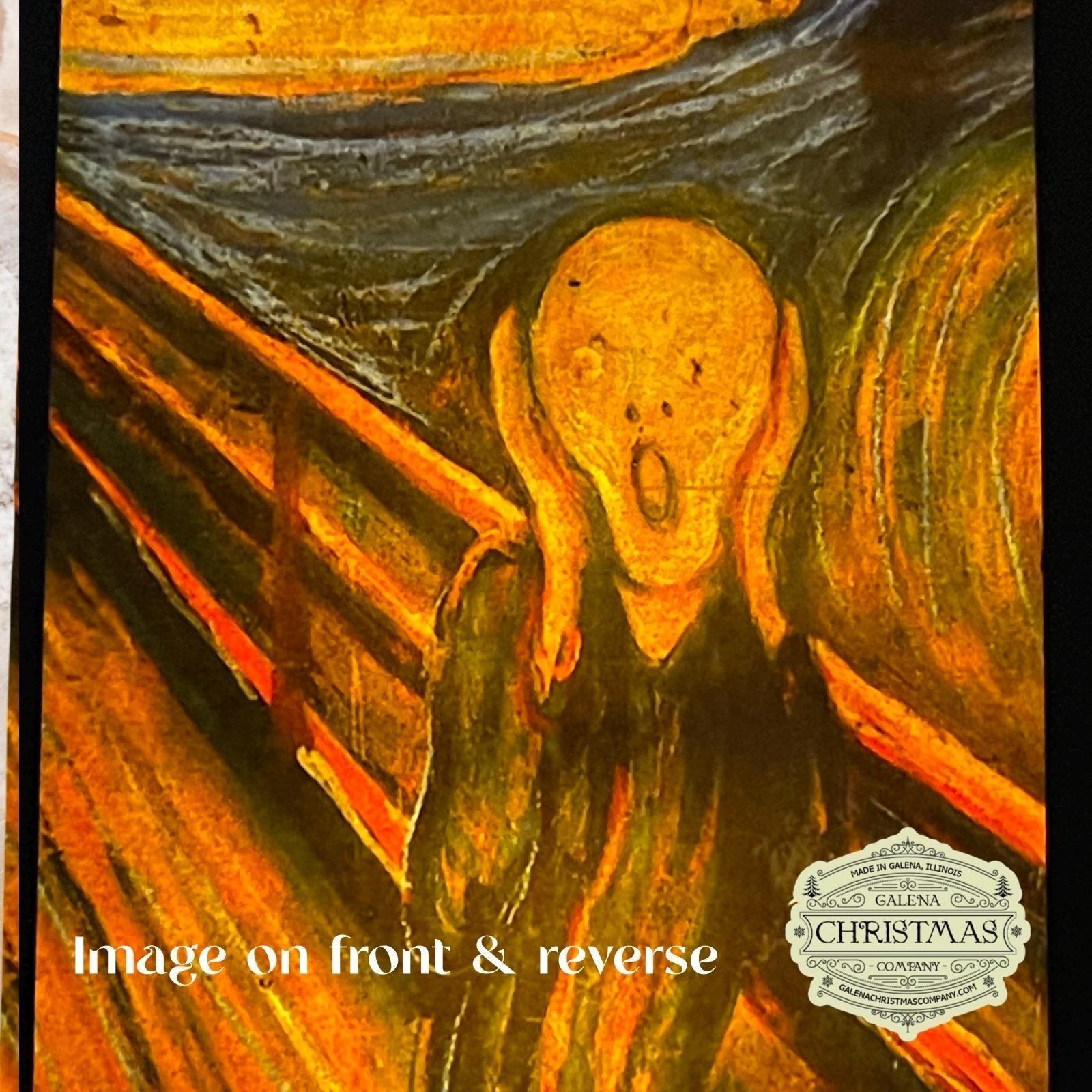 The Scream LED Edvard Munch Accent Lantern – 6-Inch Double-Sided Display / SCR25/001, view 3