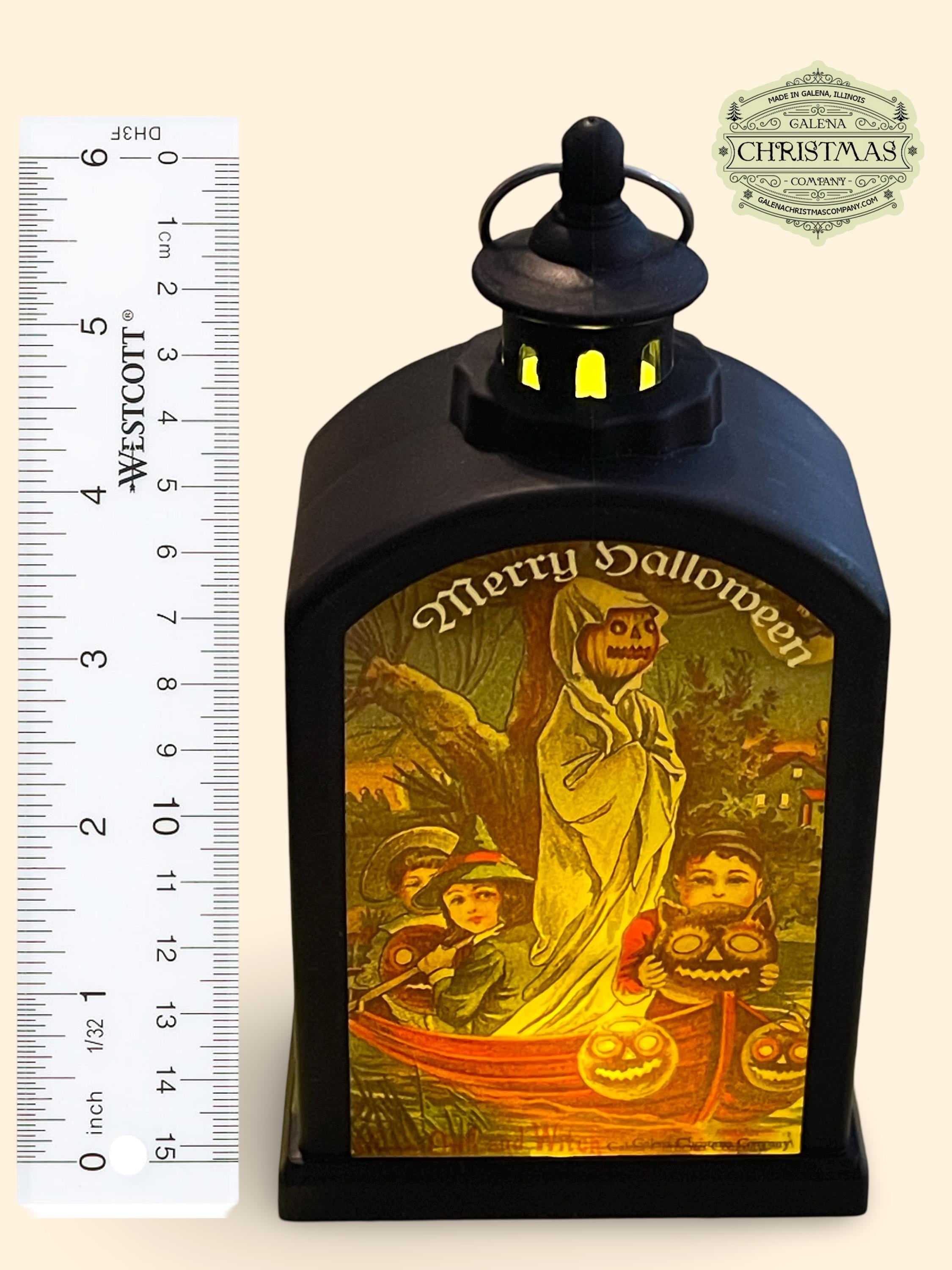 Vintage Style Merry Halloween Lantern LED Holiday Accent Lamp 6-inch / HAL/001, view 2