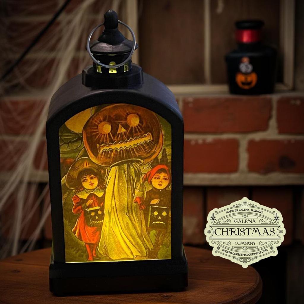 Vintage Style Merry Halloween Lantern LED Holiday Accent Lamp 6-inch / HAL/002