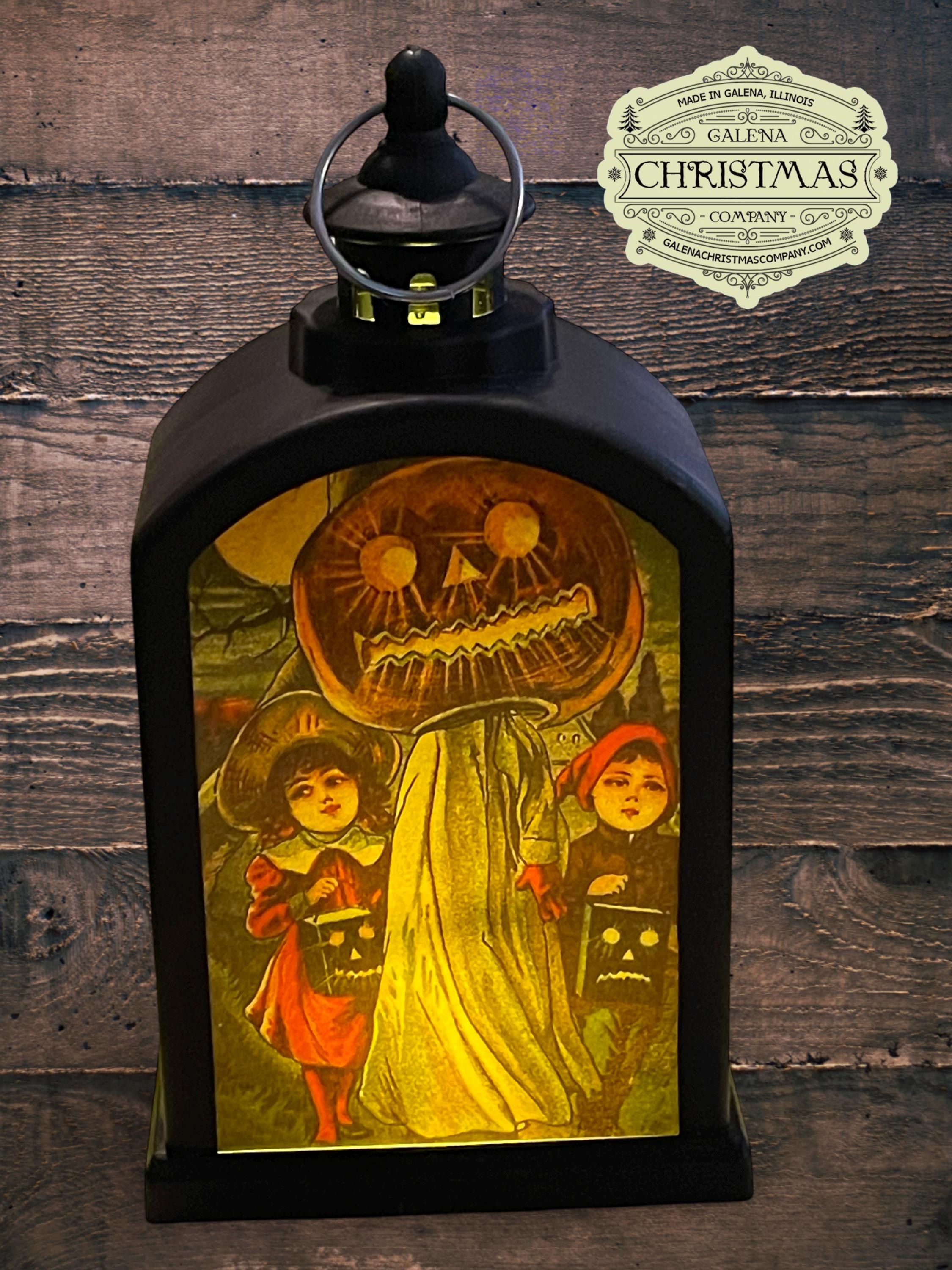 Vintage Style Merry Halloween Lantern LED Holiday Accent Lamp 6-inch / HAL/002, view 2
