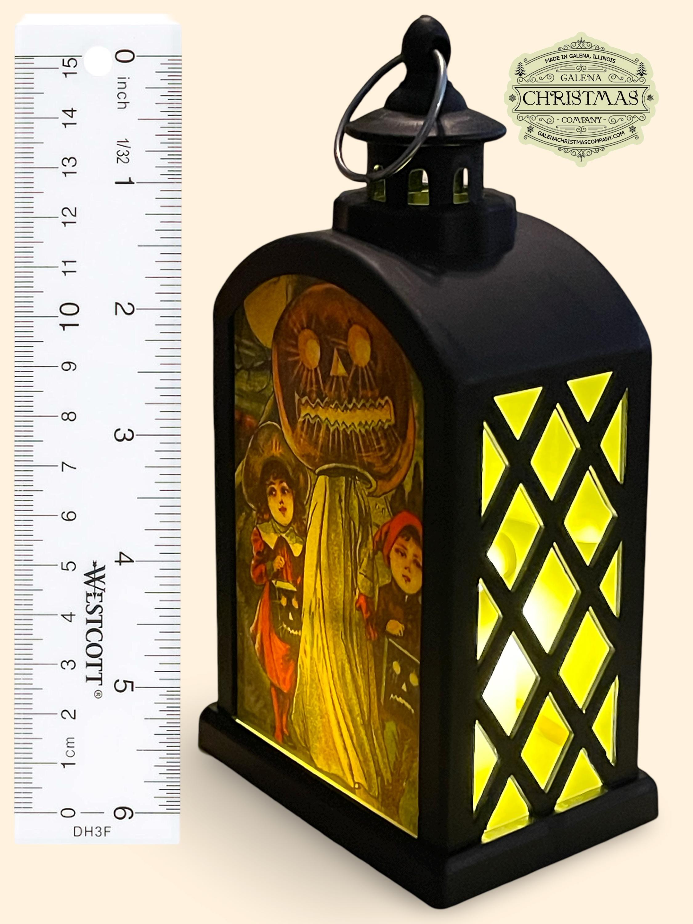 Vintage Style Merry Halloween Lantern LED Holiday Accent Lamp 6-inch / HAL/002, view 3