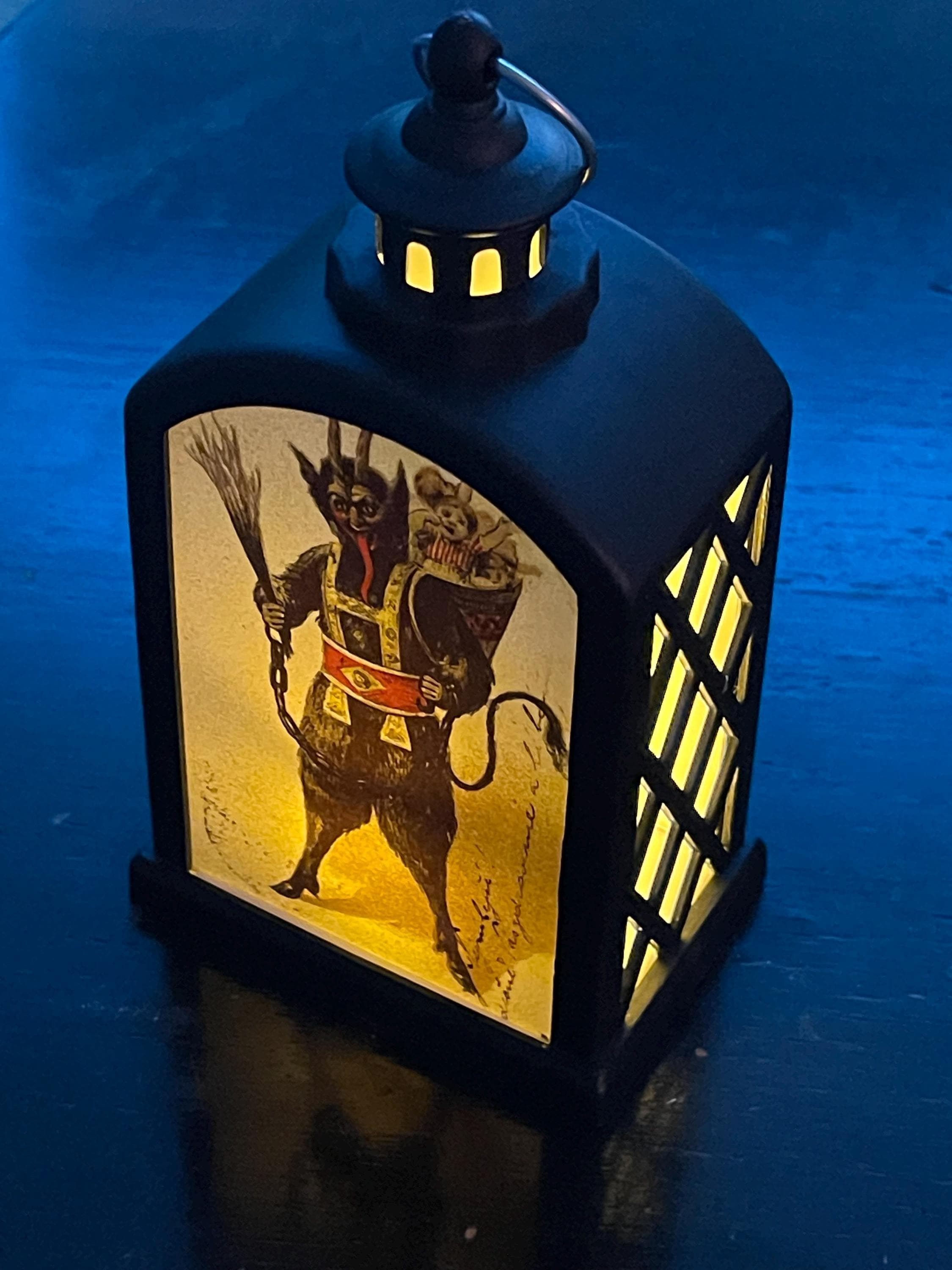 Krampus Lantern LED Holiday Accent Lamp 6-inch / KRA24/004, view 2