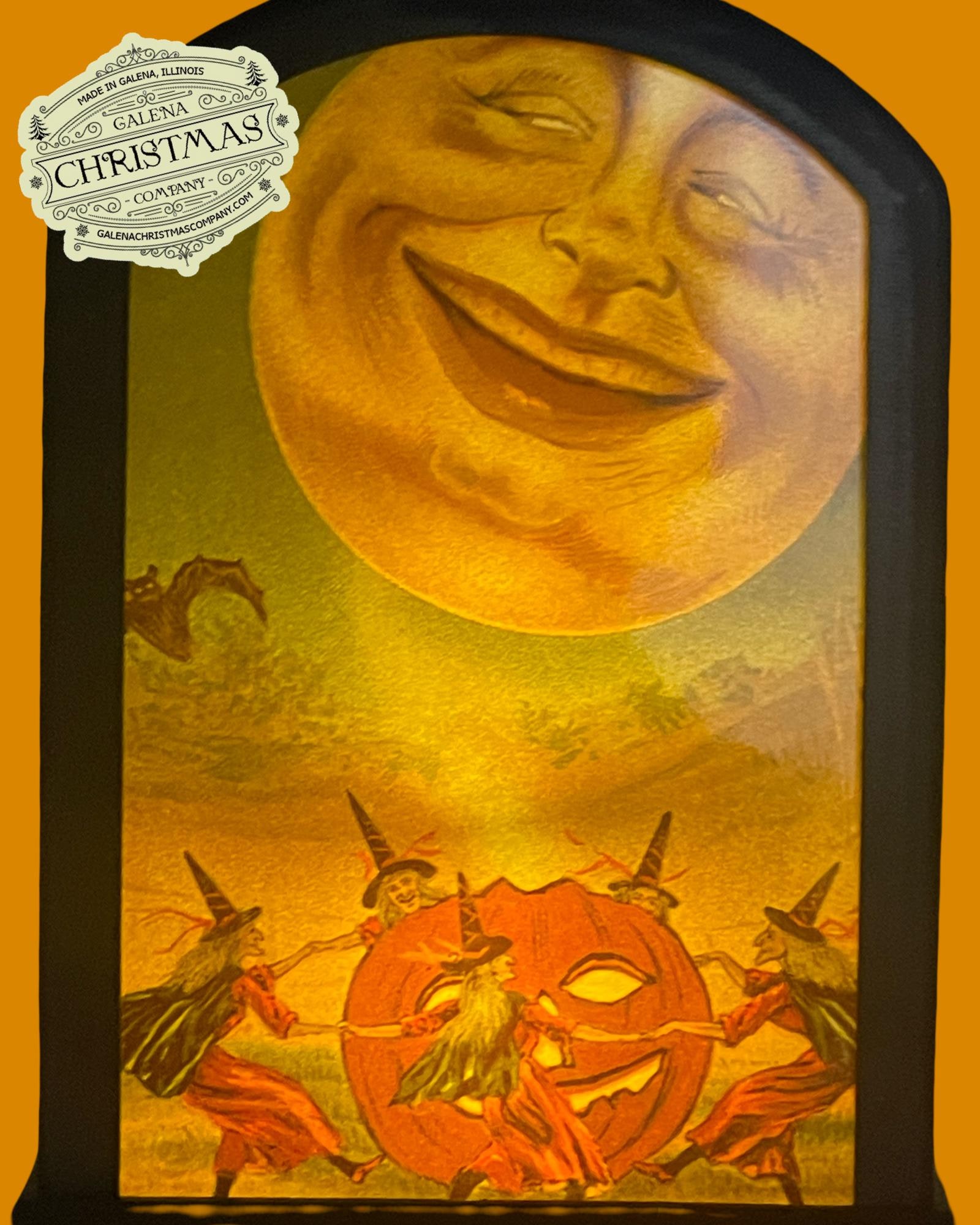 Vintage Style Merry Halloween Lantern LED Holiday Accent Lamp 6-inch / HAL/004, view 3