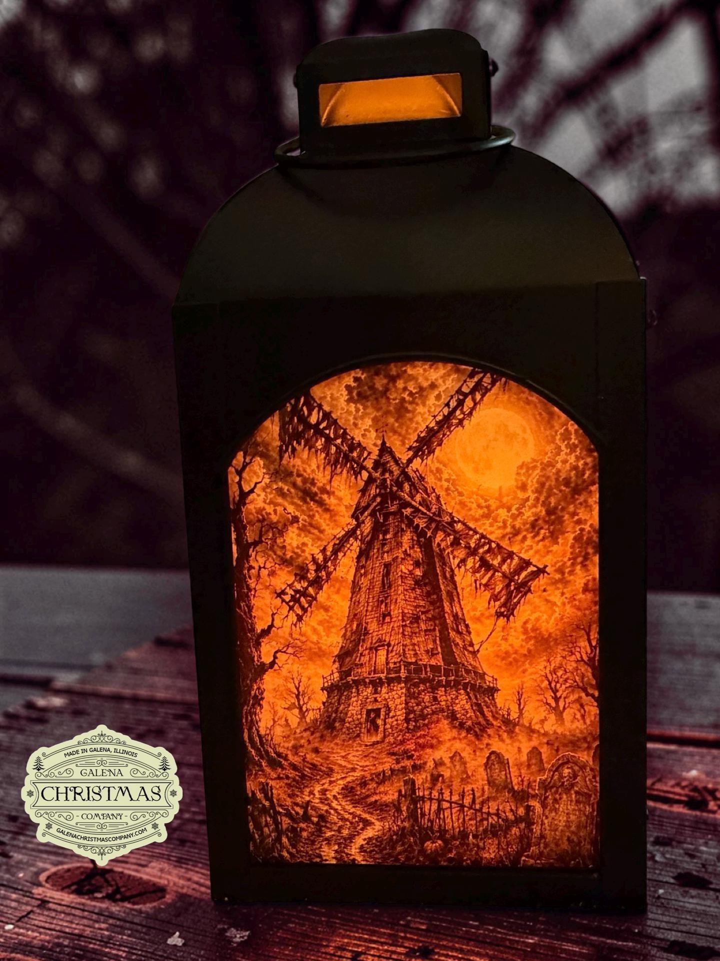 Limited Edition Sleepy Hollow Headless Horseman LED Flame Lantern 0026SH, view 6