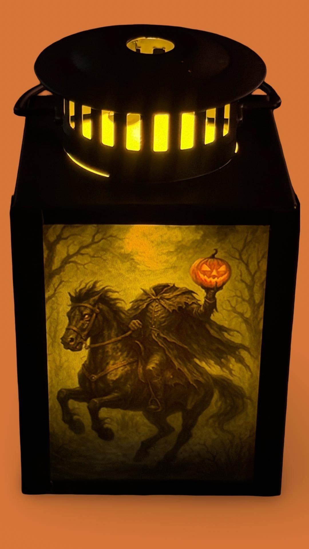 Sleepy Hollow LED Lantern: Headless Horseman & Ichabod Crane, view 3