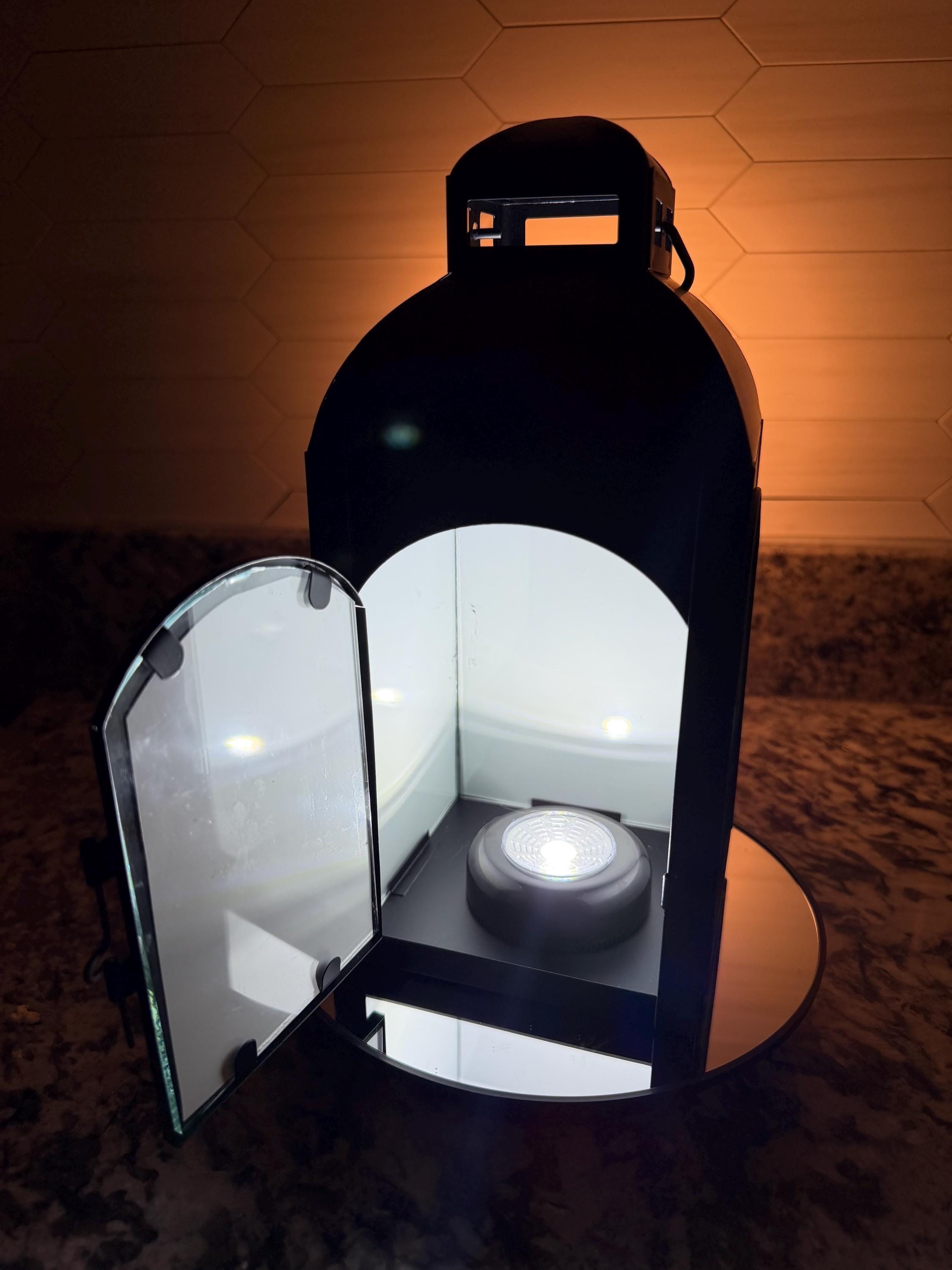 Limited Edition Edgar Allen Poe Raven LED Flame Lantern 0026EP, view 4