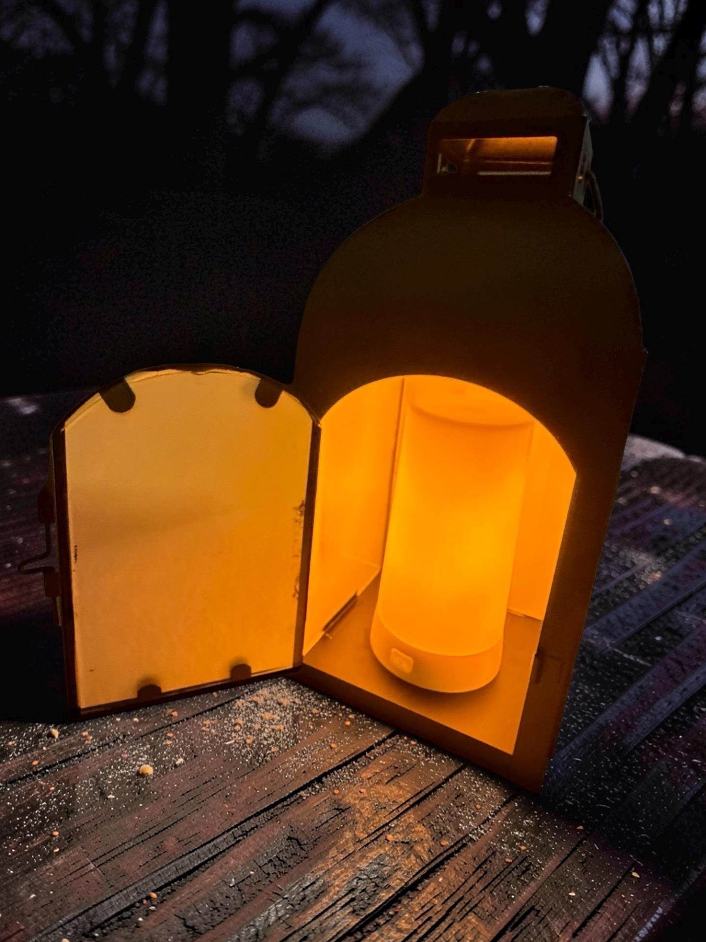 Limited Edition Sleepy Hollow Headless Horseman LED Flame Lantern 0026SH, view 7