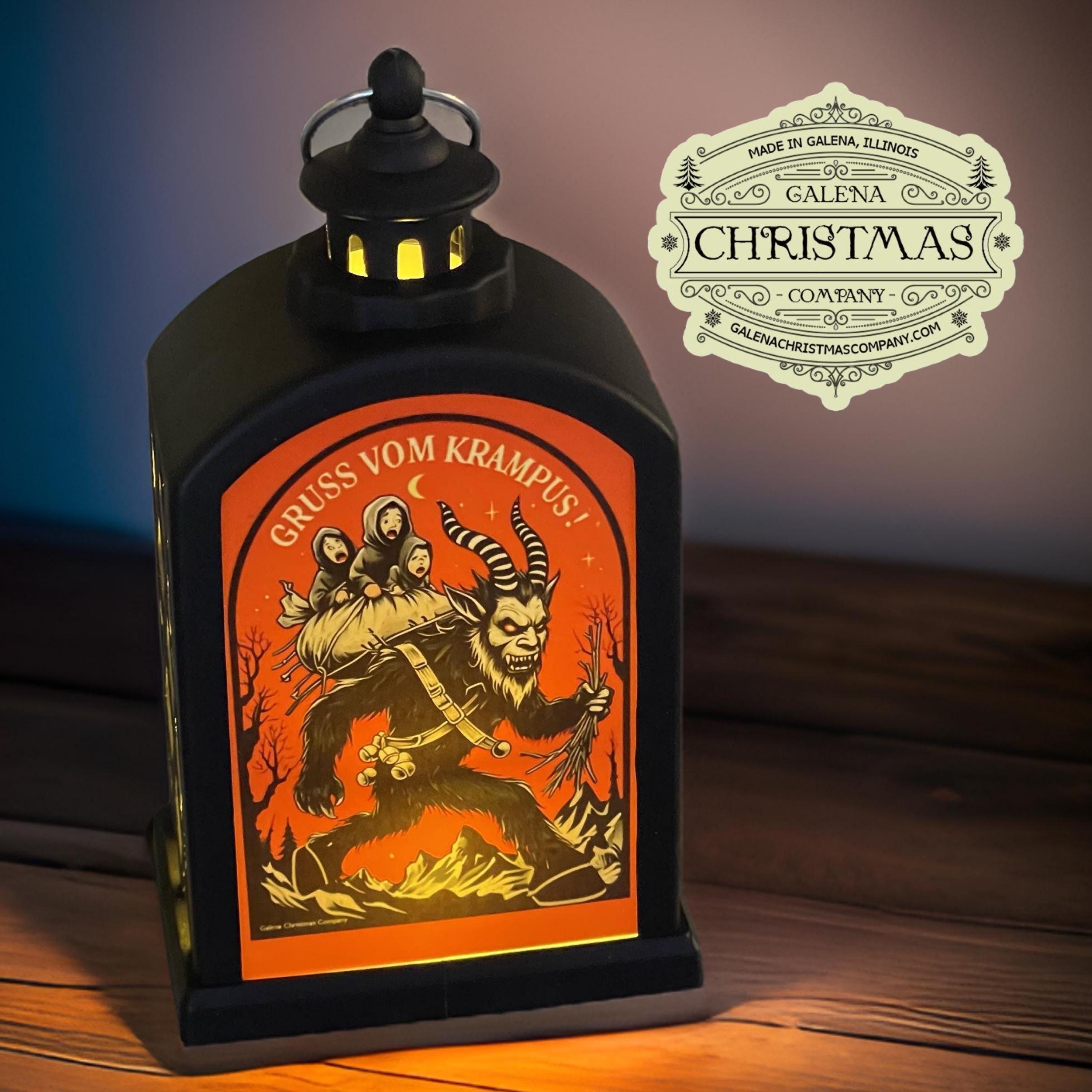 Krampus Lantern LED Holiday Accent Lamp 6-inch / KRA25/001