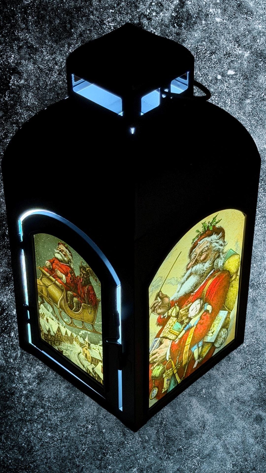 Limited Edition Krampus / St. Nicholas / Santa Multi Mode Rechargeable LED Flame Lantern Remote Control 0026SH, view 2