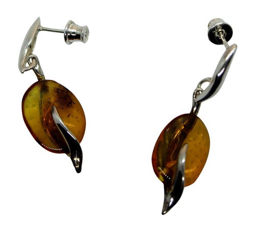 Baltic Amber Earrings: "Oslo"