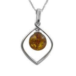 Honey Baltic amber pendant