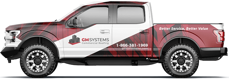 GM Systems commercial roofing truck