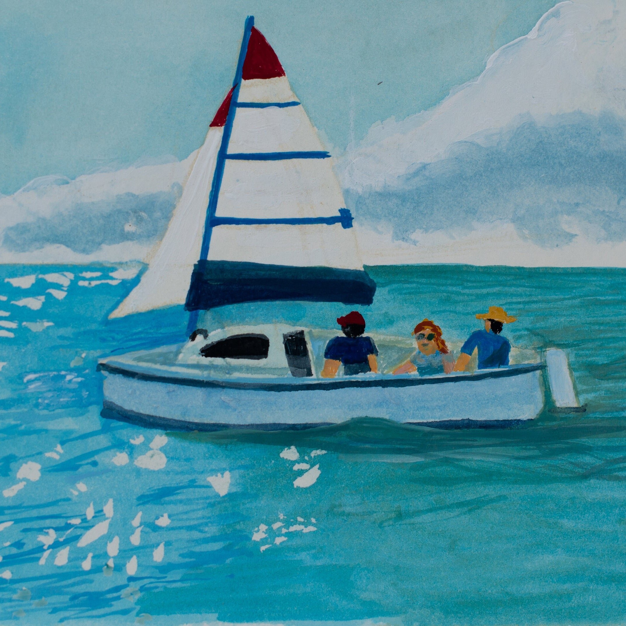 Sailboat in Florida Waters