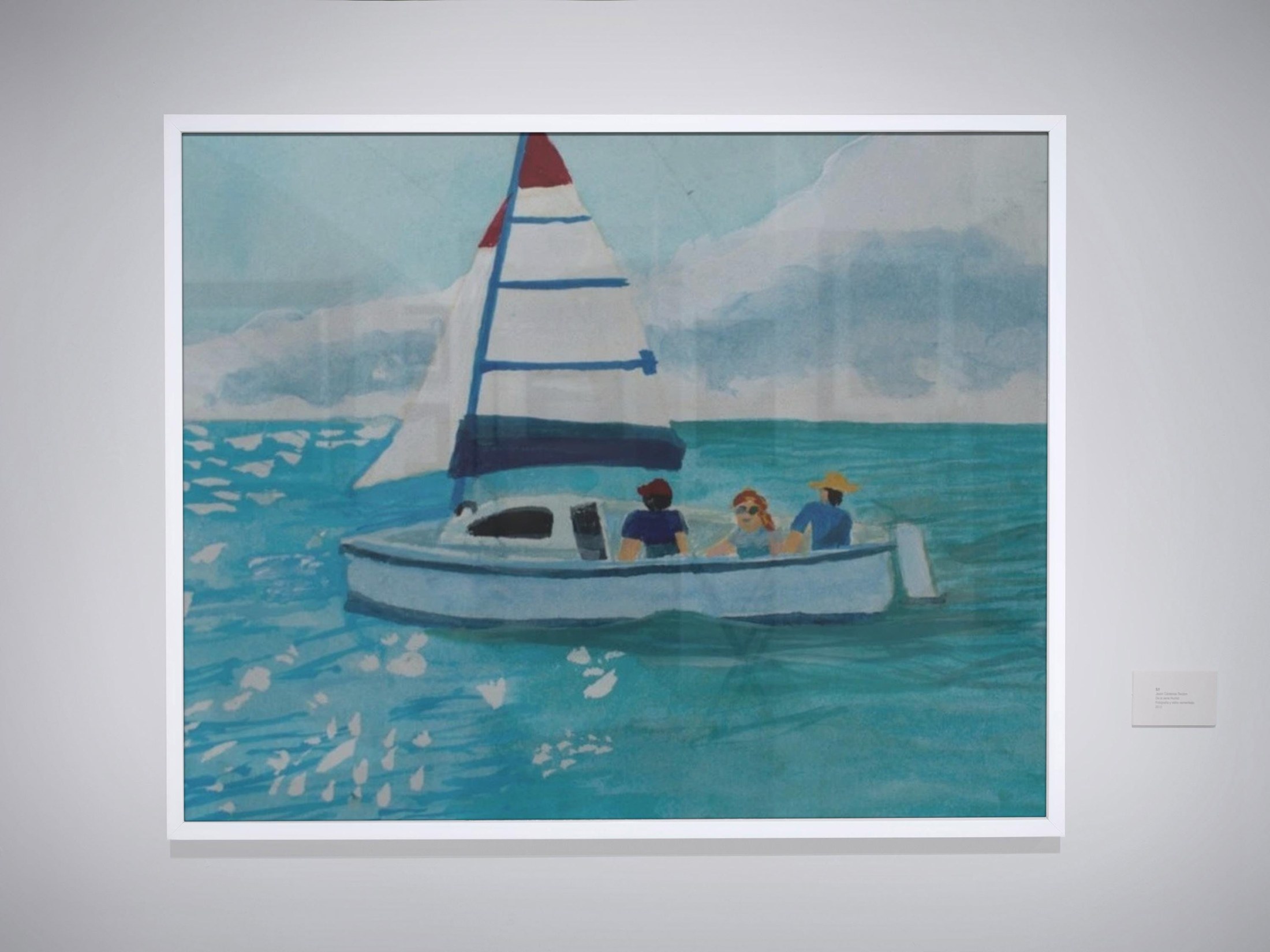 Sailboat in Florida Waters, view 2