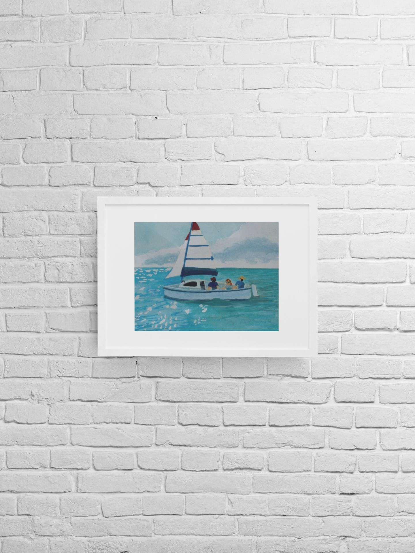 Sailboat in Florida Waters, view 4