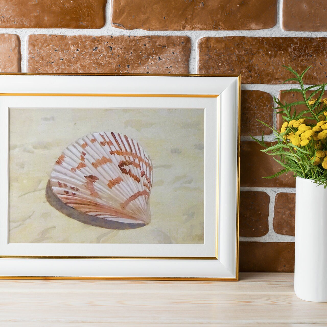 Beautiful Seashell on Sandy Beach #2, view 3