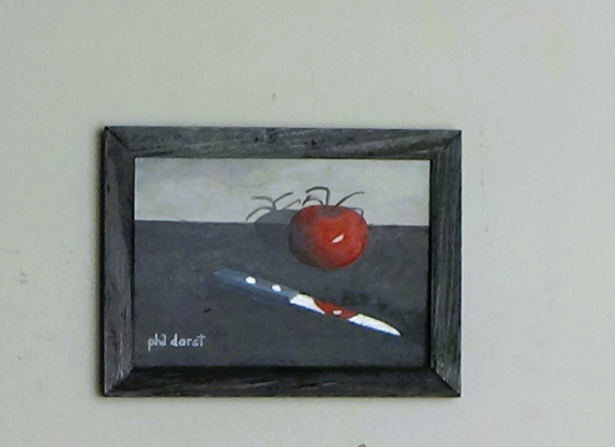 Juicy red tomato still life, view 2
