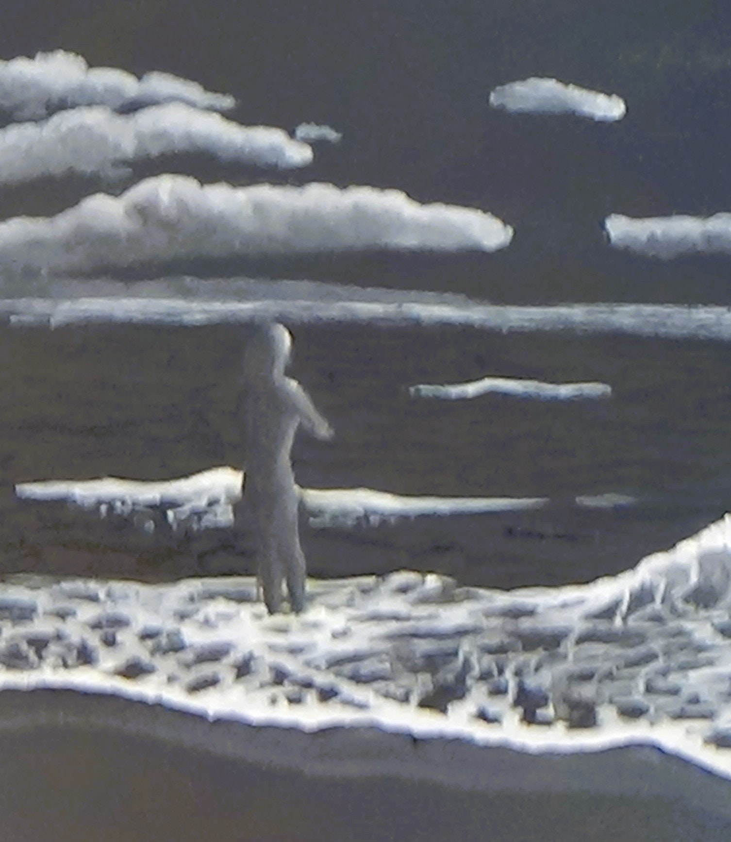 Full moon over the tropical ocean seascape print perfect housewarming gift, view 5