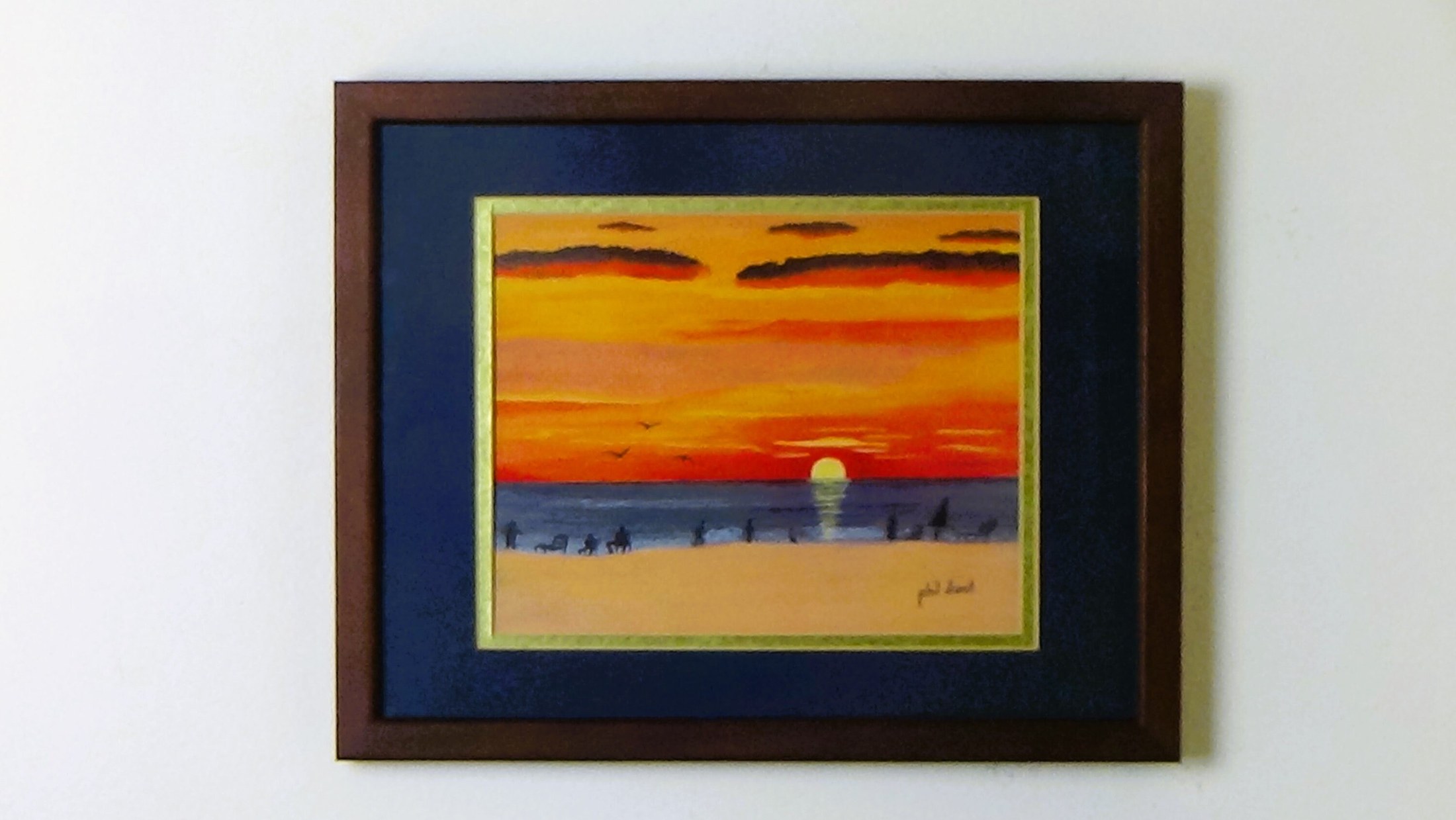 People watching the Tropical sunset from Florida beach., view 5