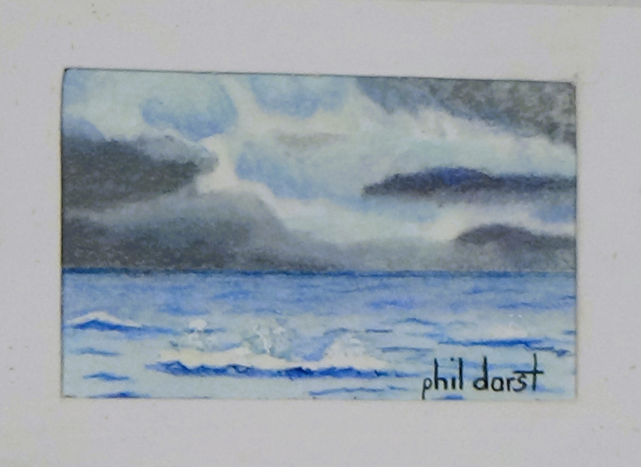 Whitecaps kicking up in the Gulf, view 3