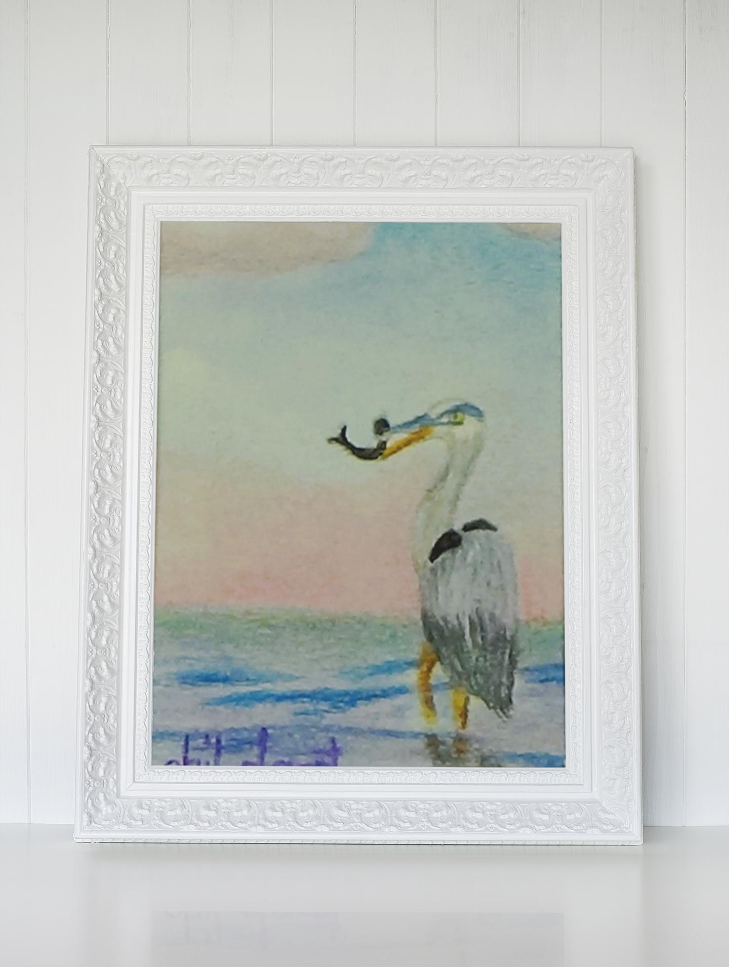 Pelican ceating fish, view 3