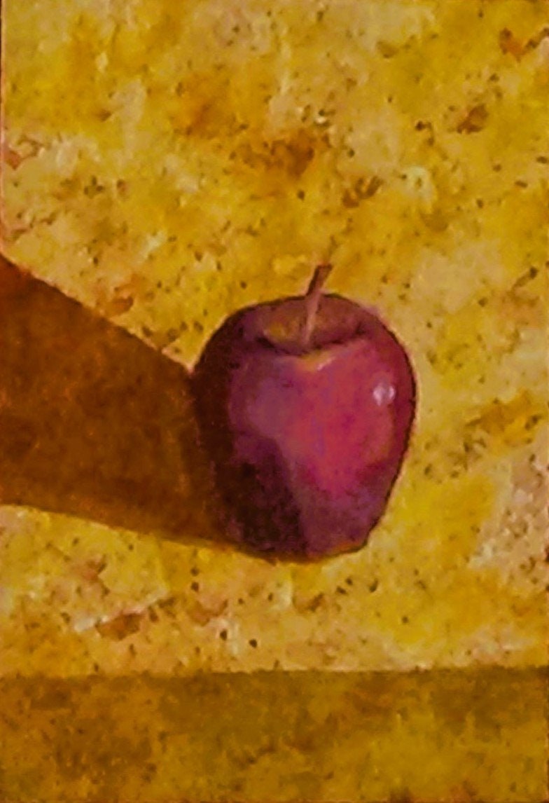 Vibrant Red Apple