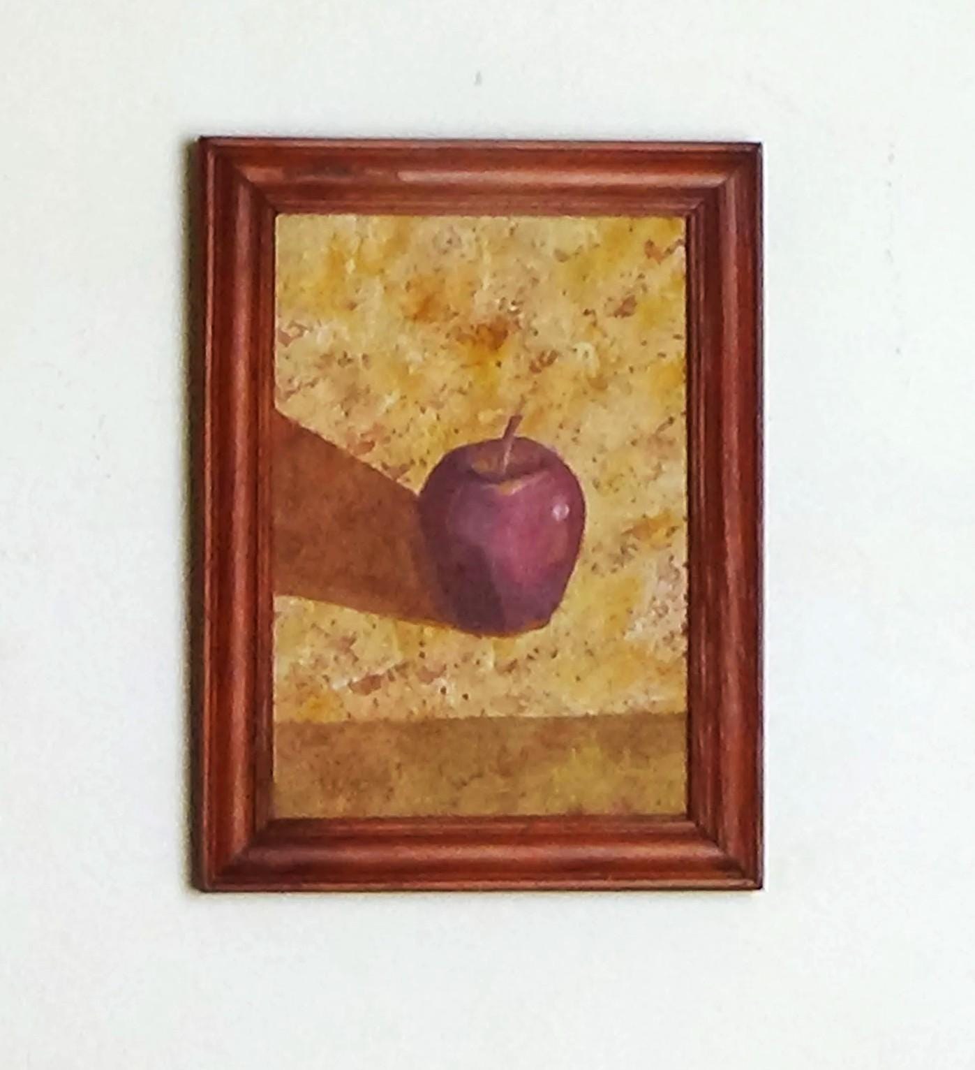 Vibrant Red Apple, view 2