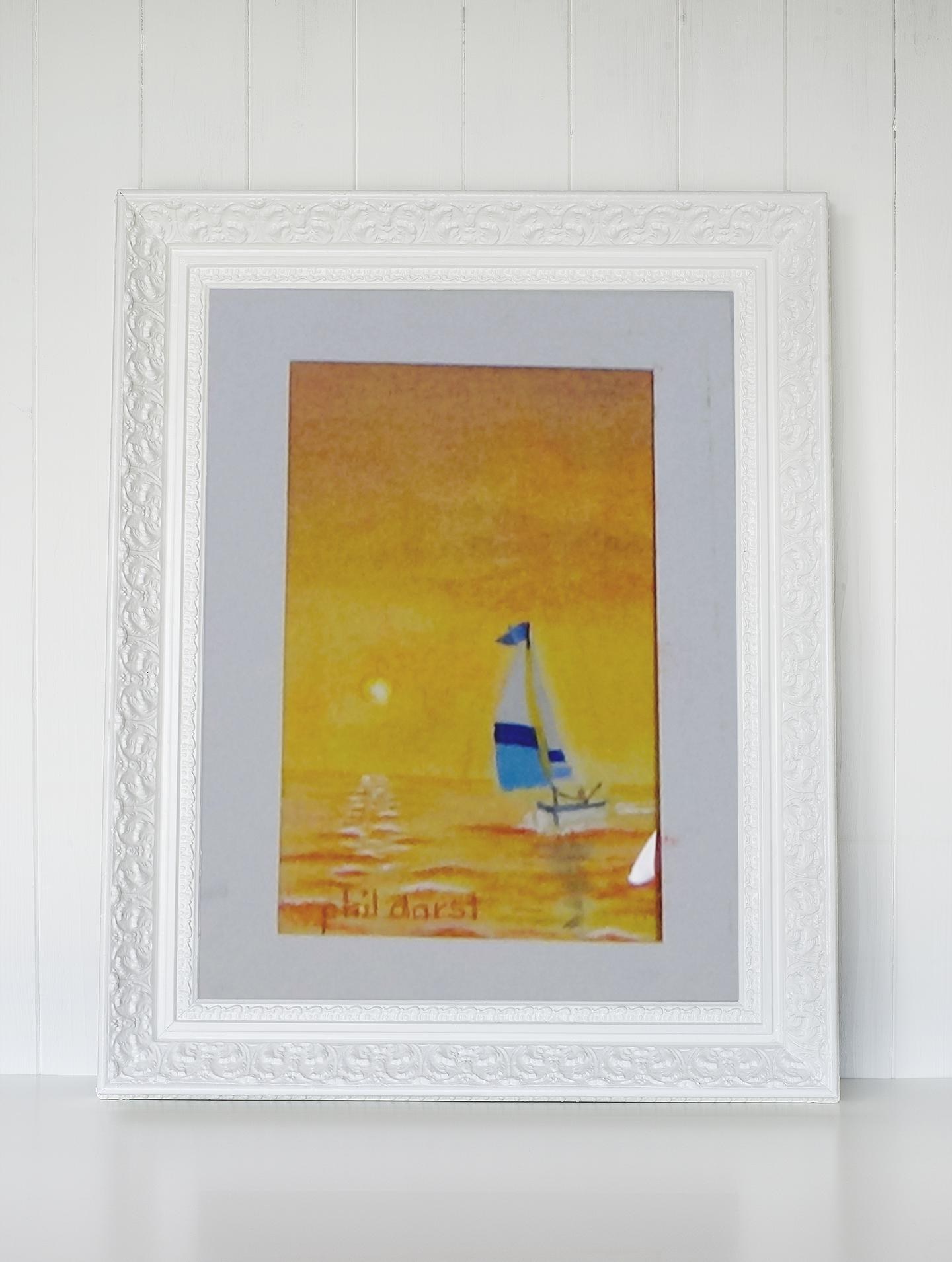 Sailboat on the Gulf, view 3