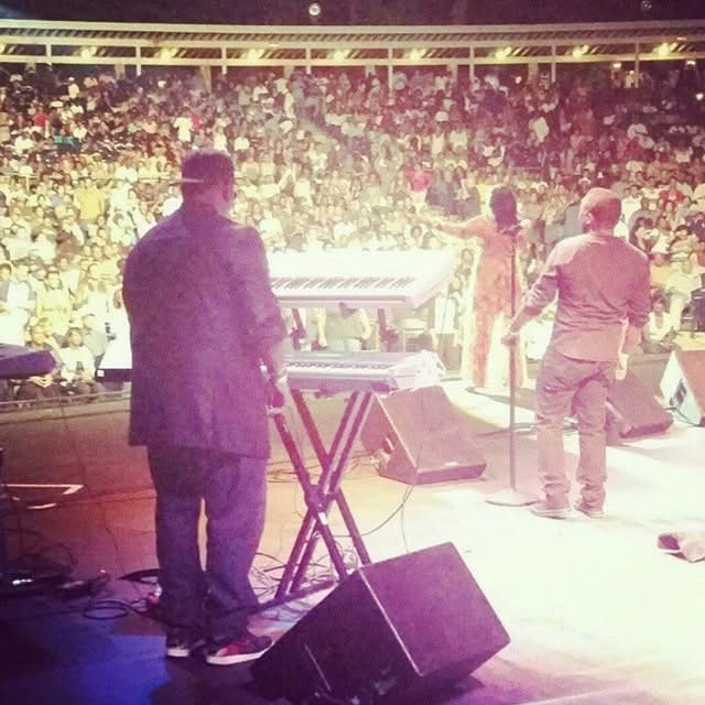 Lysette Titi performing on stage