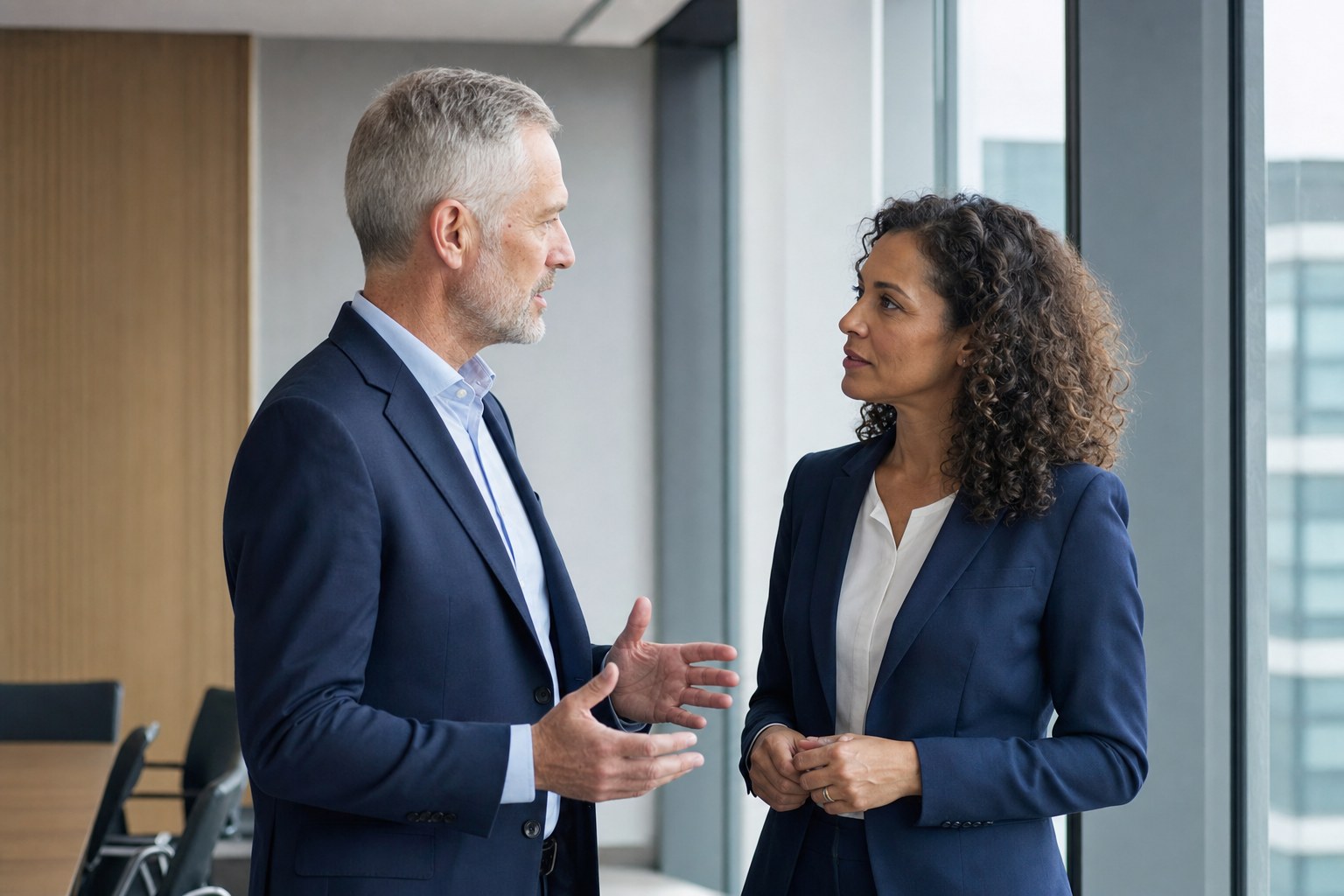Senior executive and operating leader exercising human judgment together