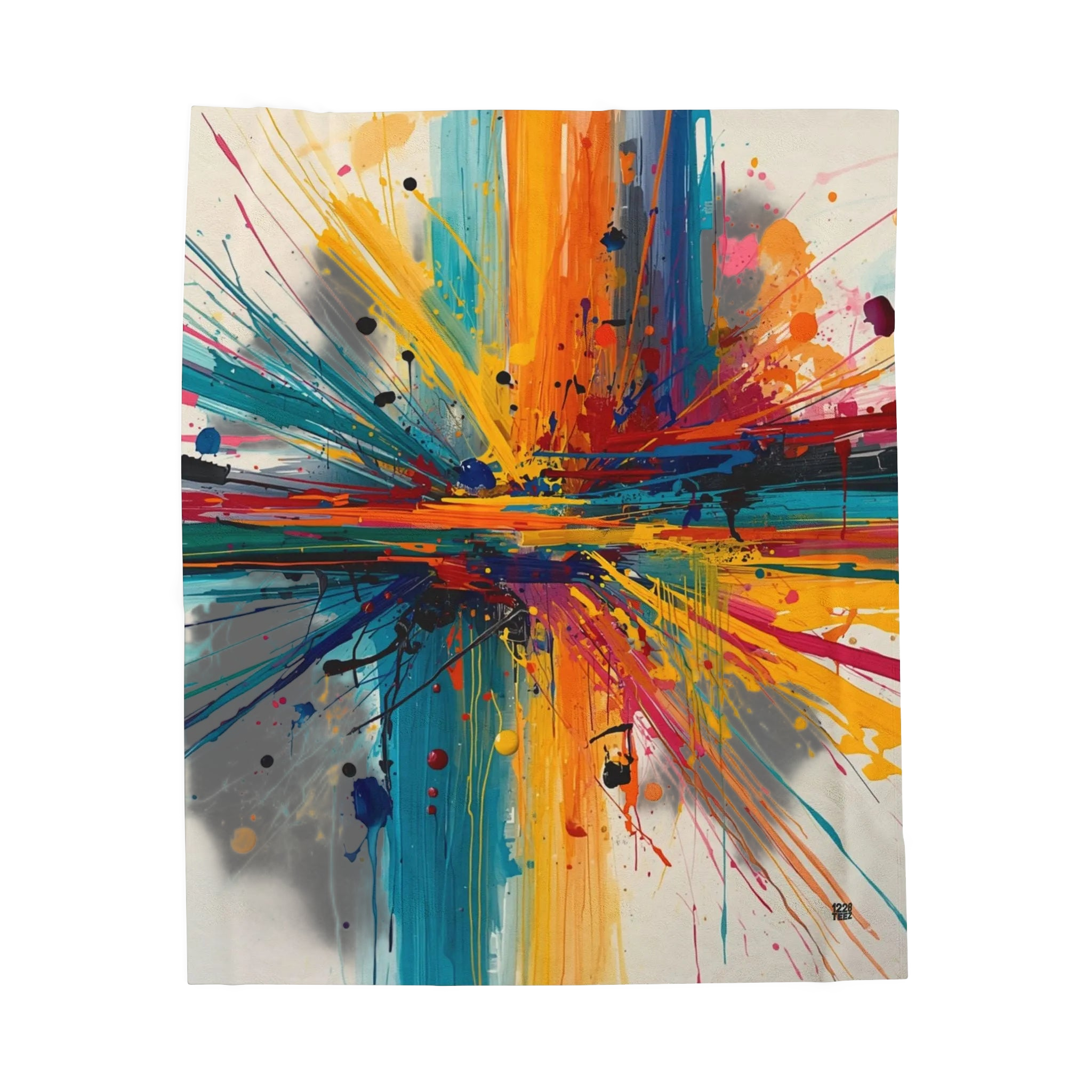 Abstract Splash Blanket